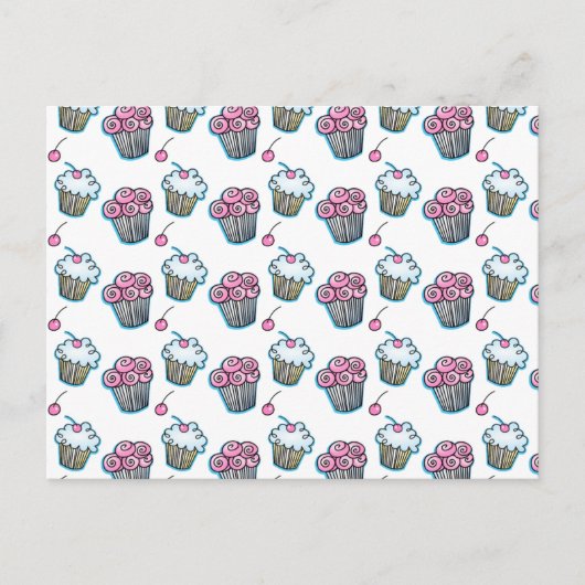 Der Cupcake Postkarte (Vorderseite)