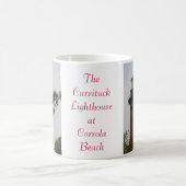 Der Currituck Leuchtturm an Corrola Strand Kaffeetasse (Mittel)