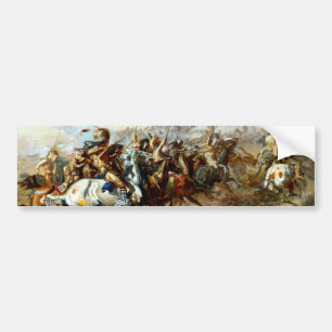 Der Custer Kampf Autoaufkleber