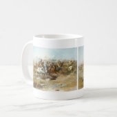 Der Custer Kampf durch Charles Marion Russell Kaffeetasse (Vorderseite Links)