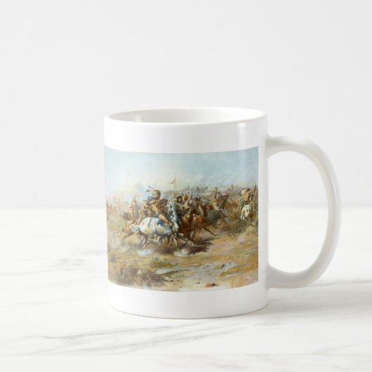Der Custer Kampf durch Charles Marion Russell Kaffeetasse (Rechts)