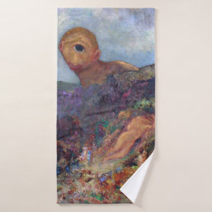 Der Cyclops, Redon, 1898-1900 Badehandtuch