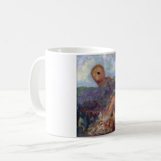 Der Cyclops, Redon, 1898-1900 Kaffeetasse (Vorderseite Links)