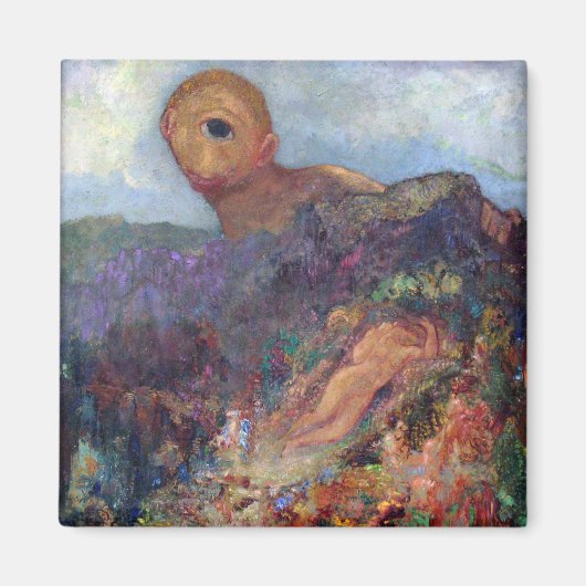 Der Cyclops, Redon, 1898-1900 Magnet (Vorne)