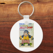 Der Cymbal Monkey Aufkleber Schlüsselanhänger (Vorderseite)