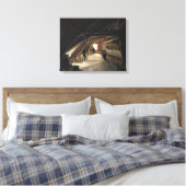 Der Dachboden eines Museums Leinwanddruck (Insitu (Schlafzimmer))