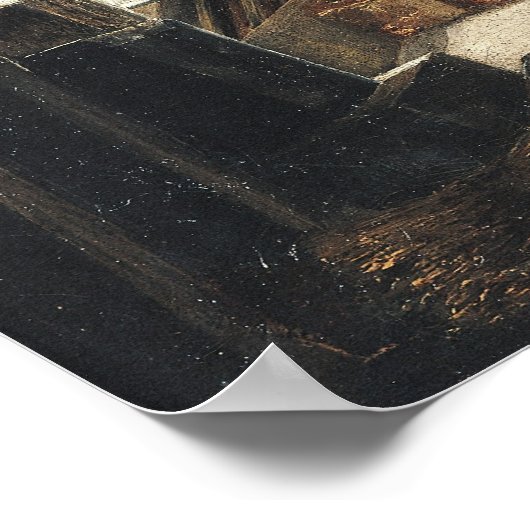 Der Dachboden eines Museums Poster (Ecke)