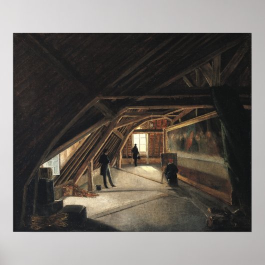 Der Dachboden eines Museums Poster (Vorne)