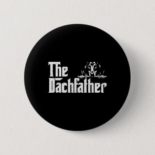 Der Dachshund Vatertag Dogfather Geschenke Wiener Button