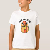 Der Dackel Funny Sieger Hot Dog Puff T-Shirt (Vorderseite)