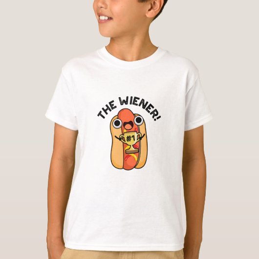 Der Dackel Funny Sieger Hot Dog Puff T-Shirt (Vorderseite)