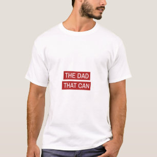 Der Dad, der es kann - Rotes Design T-Shirt