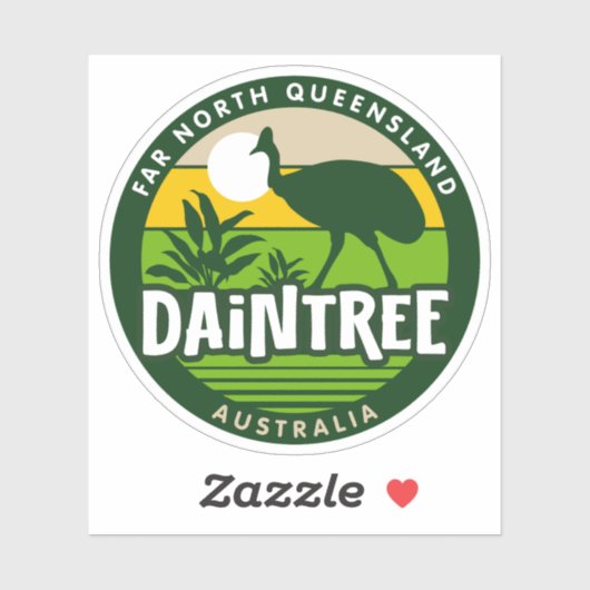 Der Daintree, weit nordqueensland Sticker (Blatt)
