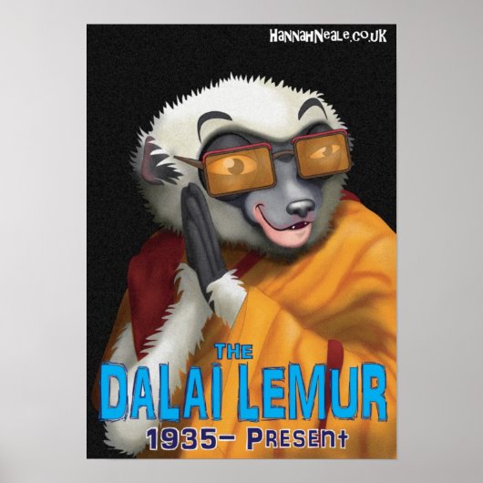 Der Dalai Lemur Poster (Vorne)