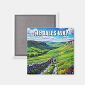 Der Dales Way England Reise Magnet (Vorderseite/Rückseite)