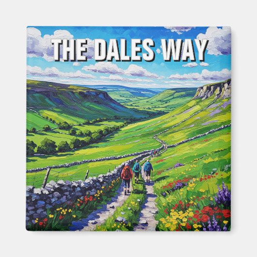 Der Dales Way England Reise Magnet (Vorne)