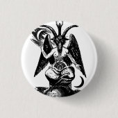 Der Dämon Baphomet Button (Vorderseite)