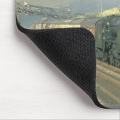 Der dampf-geschleppte Zug der britischen Eisenbahn Mousepad (Ecke)