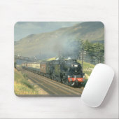 Der dampf-geschleppte Zug der britischen Eisenbahn Mousepad (Mit Mouse)