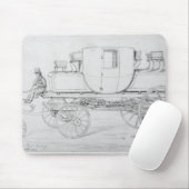 Der Dampf-Wagen der Rollbahre, 1827 Mousepad (Mit Mouse)