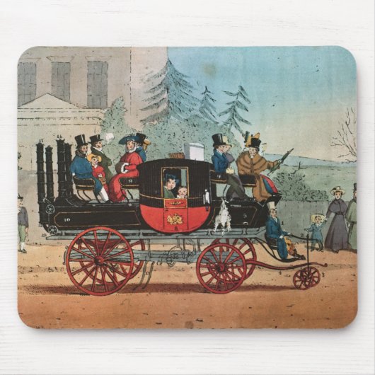 Der Dampf-Zug Mousepad (Vorne)