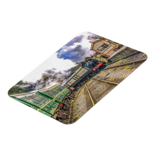 Der Dampfzug '9681' Magnet (Linke Seite)