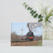 Der Dampfzug Großbritannien III Postkarte (Stehend Vorderseite)