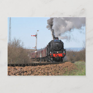 Der Dampfzug Großbritannien III Postkarte