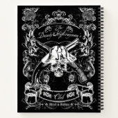 Der Dandy Highwayman's Club Notizblock (Rückseite)