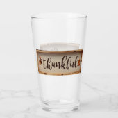 Der dankbare Rustikale Fall Glas (Rückseite)
