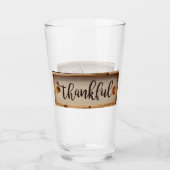Der dankbare Rustikale Fall Glas (Vorderseite)