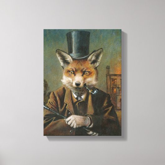 Der Dapper Fox verschachtelte Leinwand (Vorderseite)