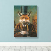 Der Dapper Fox verschachtelte Leinwand (Insitu (Holzboden))