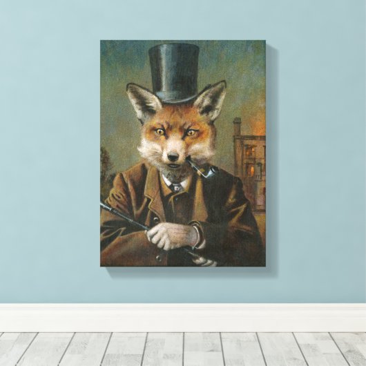 Der Dapper Fox verschachtelte Leinwand (Insitu (Holzboden))