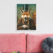 Der Dapper Fox verschachtelte Leinwand (Insitu (Wohnzimmer))