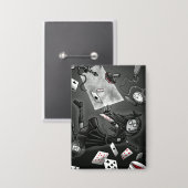 Der Dark Mirror Sammlerpin 3 Button (Vorderseite/Rückseite)