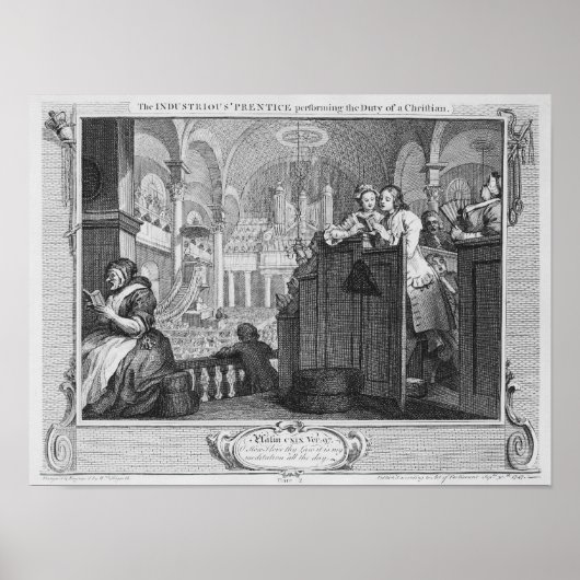 Der Darstellende industrielle "Prentice" Poster (Vorne)