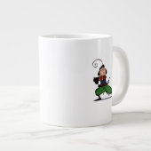 Der D'Artagnan-Cartoon der drei Musketiere Jumbo-Tasse (Vorderseite Rechts)