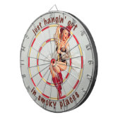 Der Dartboard des Firehousepinup-Feuerwehrmannes Dartscheibe (Vorderseite rechts)
