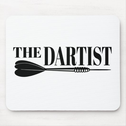 Der Dartboard-Künstler Mousepad (Vorne)