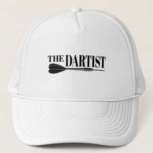 Der Dartist Dart Artist Trucker Hat Truckerkappe (Vorderseite)