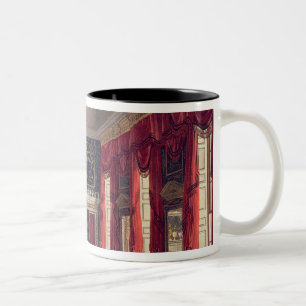 Der Das Frühstücks-Raum der Königin, Buckingham Zweifarbige Tasse