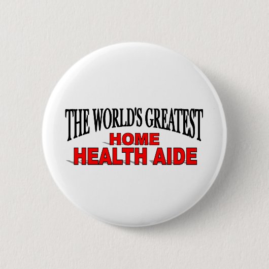 Der Das Zuhause-Gesundheits-Berater der Welt Button (Vorderseite)