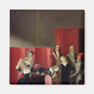 Der Dauphin genommen von seiner Familie, am 3. Magnet