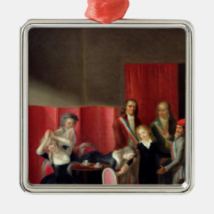 Der Dauphin genommen von seiner Familie, am 3. Ornament Aus Metall
