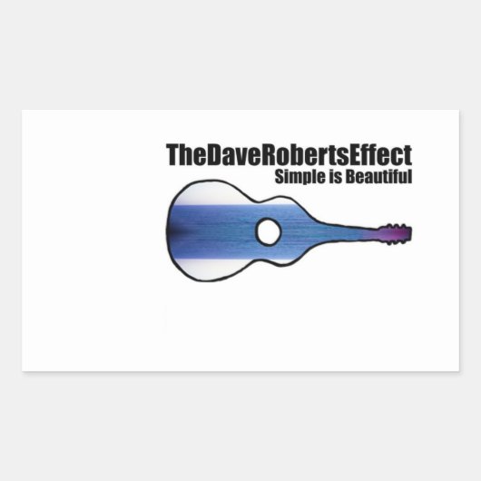 Der Dave Roberts Effect EP-Aufkleber Rechteckiger Aufkleber (Vorderseite)