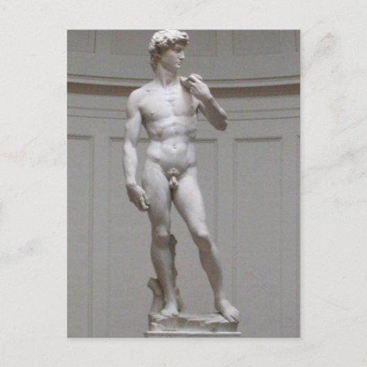 Der David Postkarte (Vorderseite)