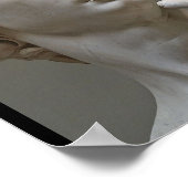 "Der David" von Michelangelo Poster (Ecke)