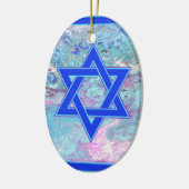 Der Davidsstern Auf Marmor Keramikornament (Links)