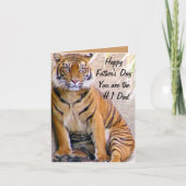 Der Day_ des glücklichen Vaters Karte (Vorderseite)